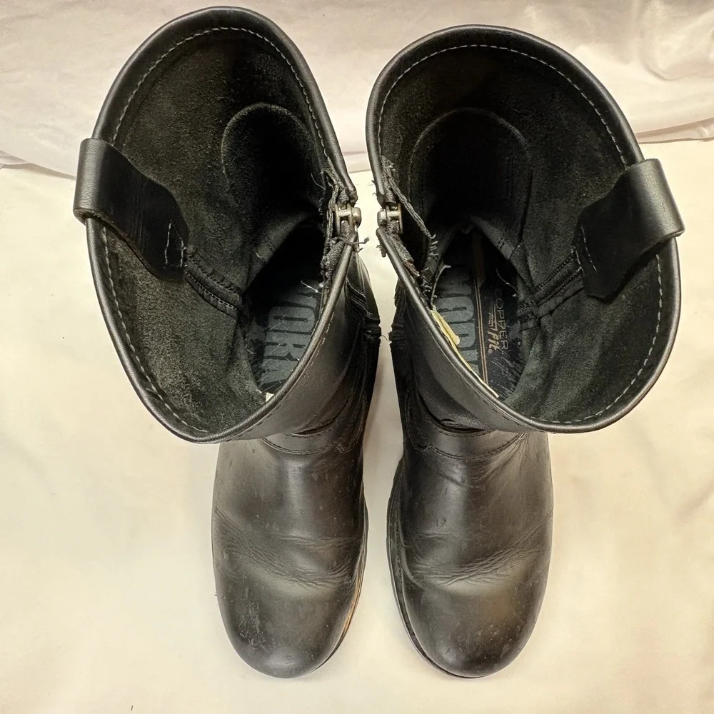 Harley Davidson Ransom Harness Boots Men US 11.5 Black Leather Motorcycle D91294
